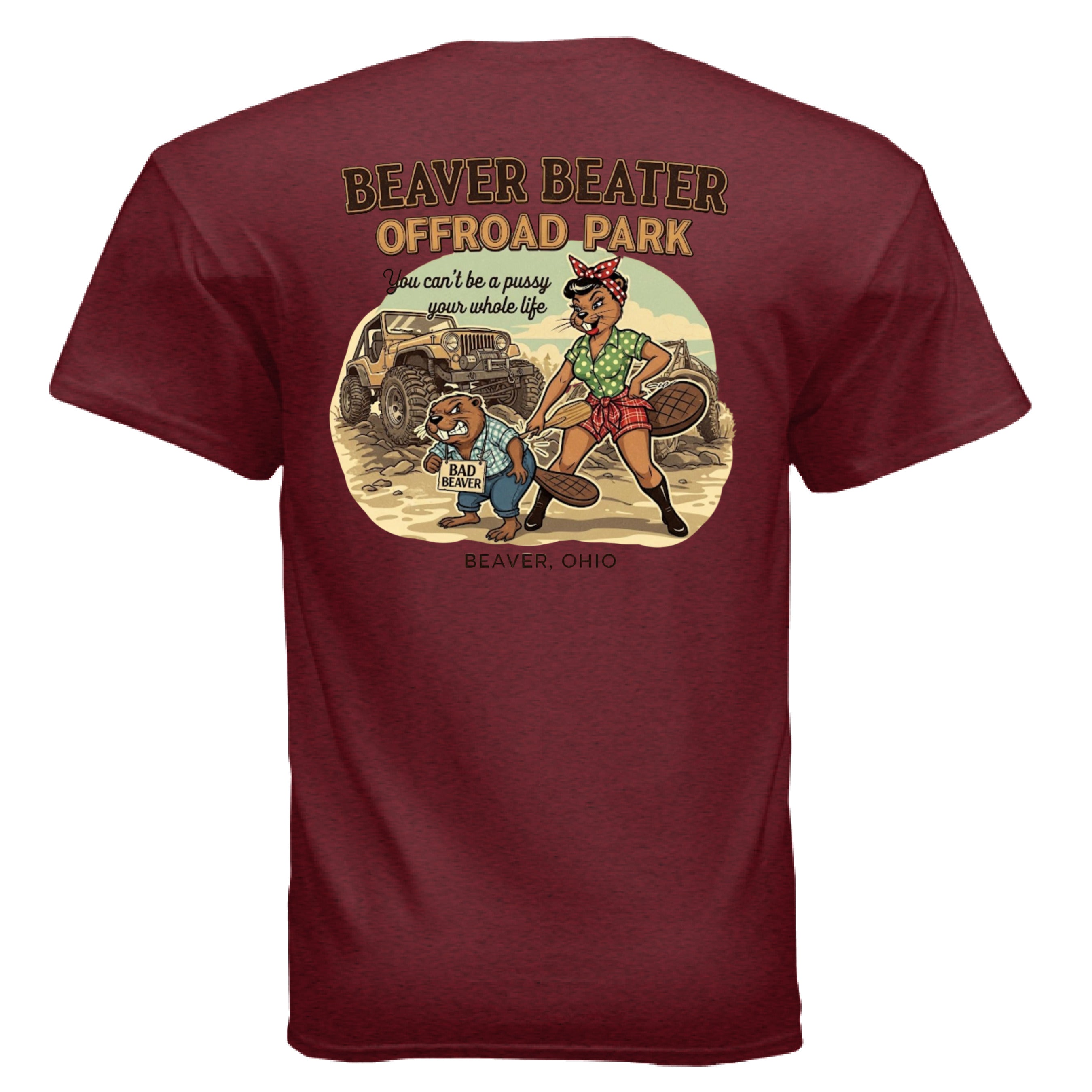 ANTIQUE CHERRY RED - BACK