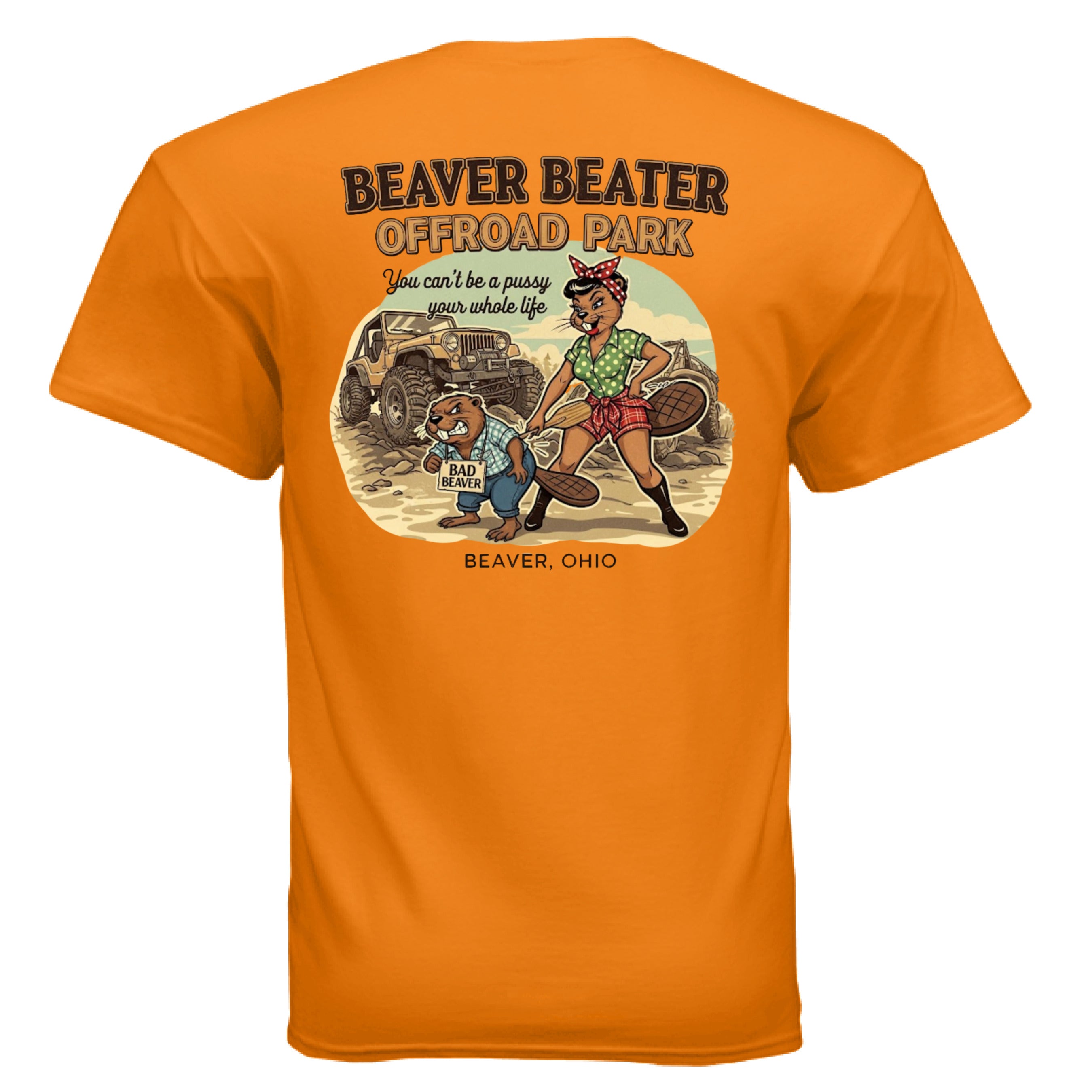 SAFETY ORANGE - BACK