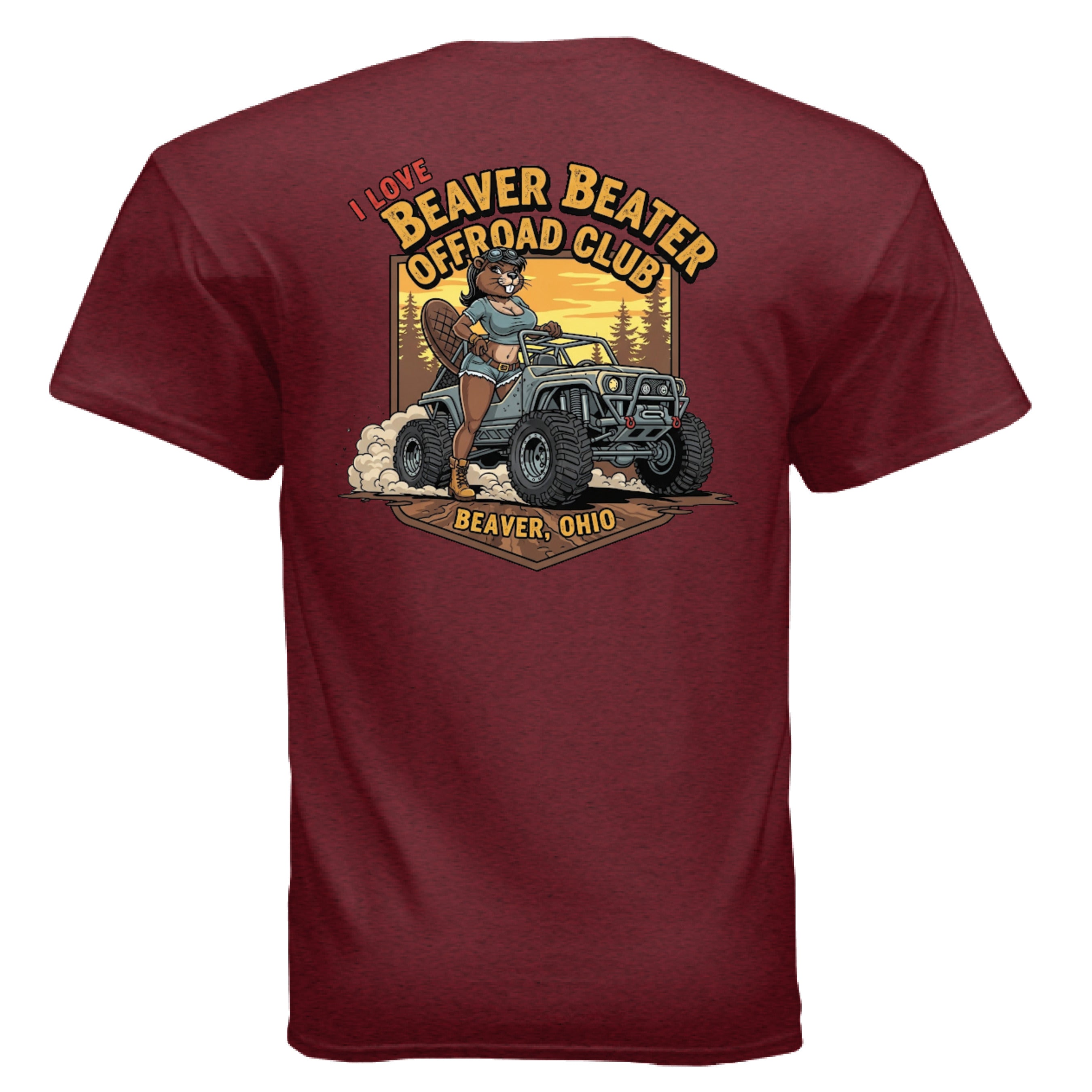 ANTIQUE CHERRY RED - BACK