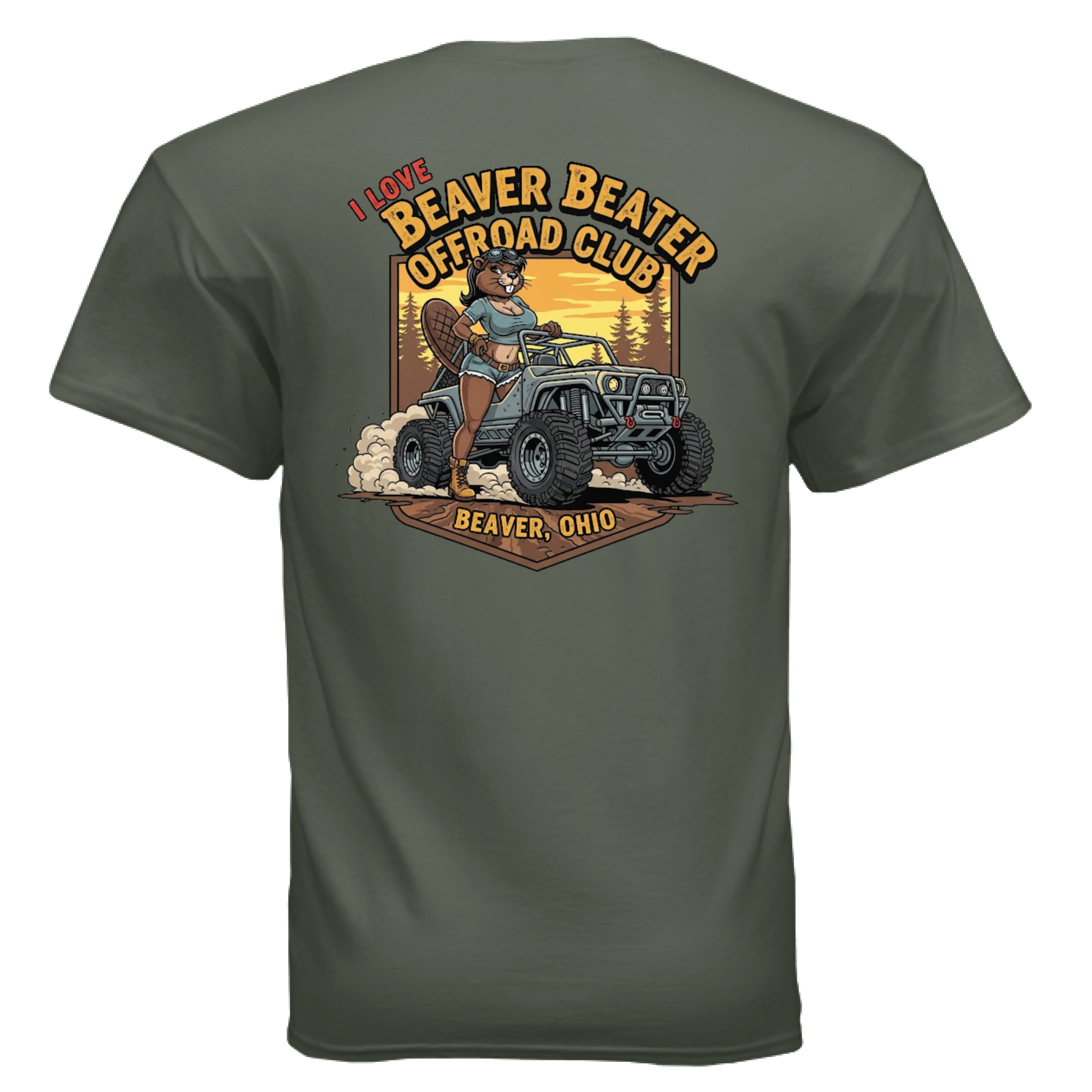 MILITARY GREEN - BACK