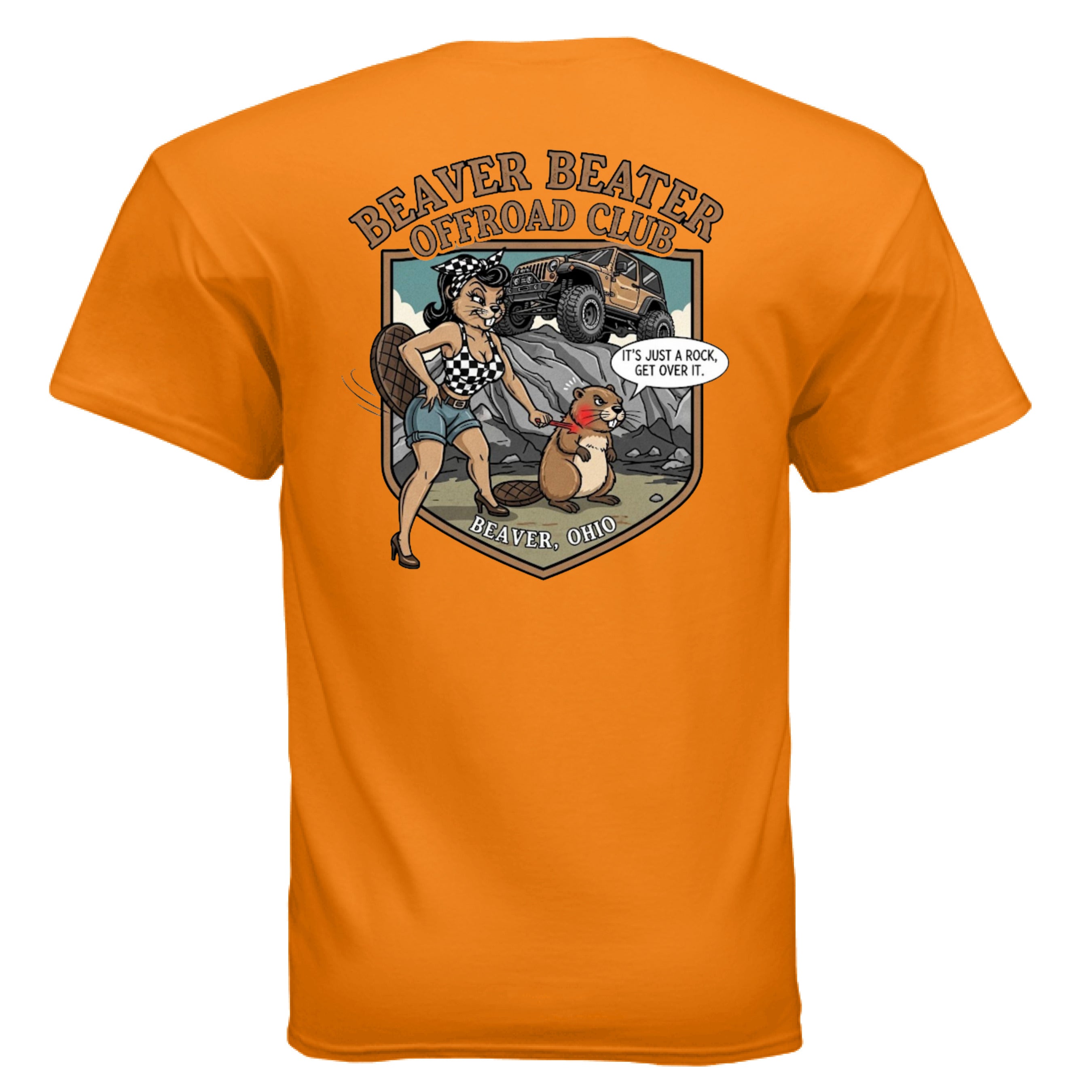 SAFETY ORANGE - BACK