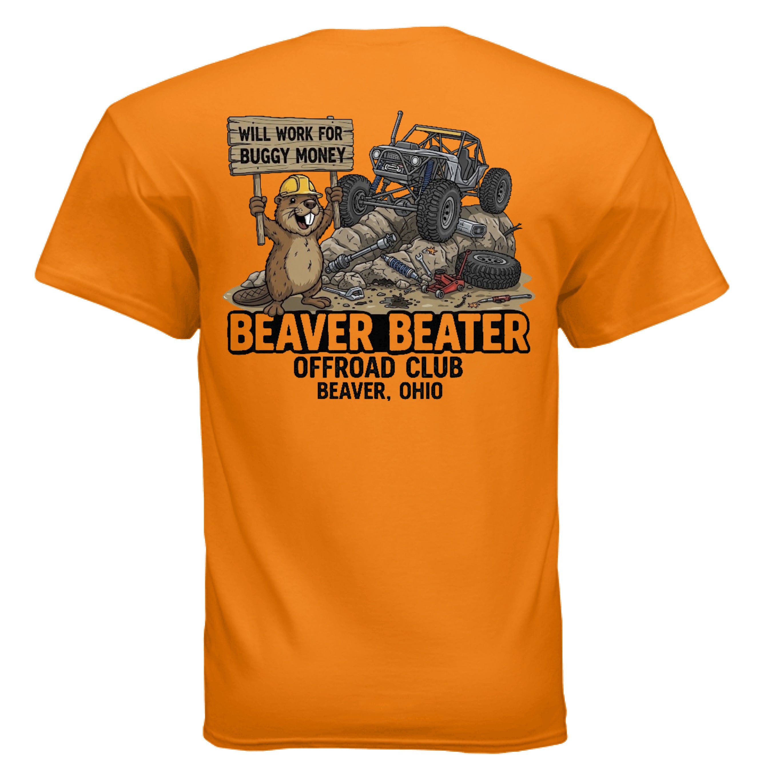 SAFETY ORANGE - BACK