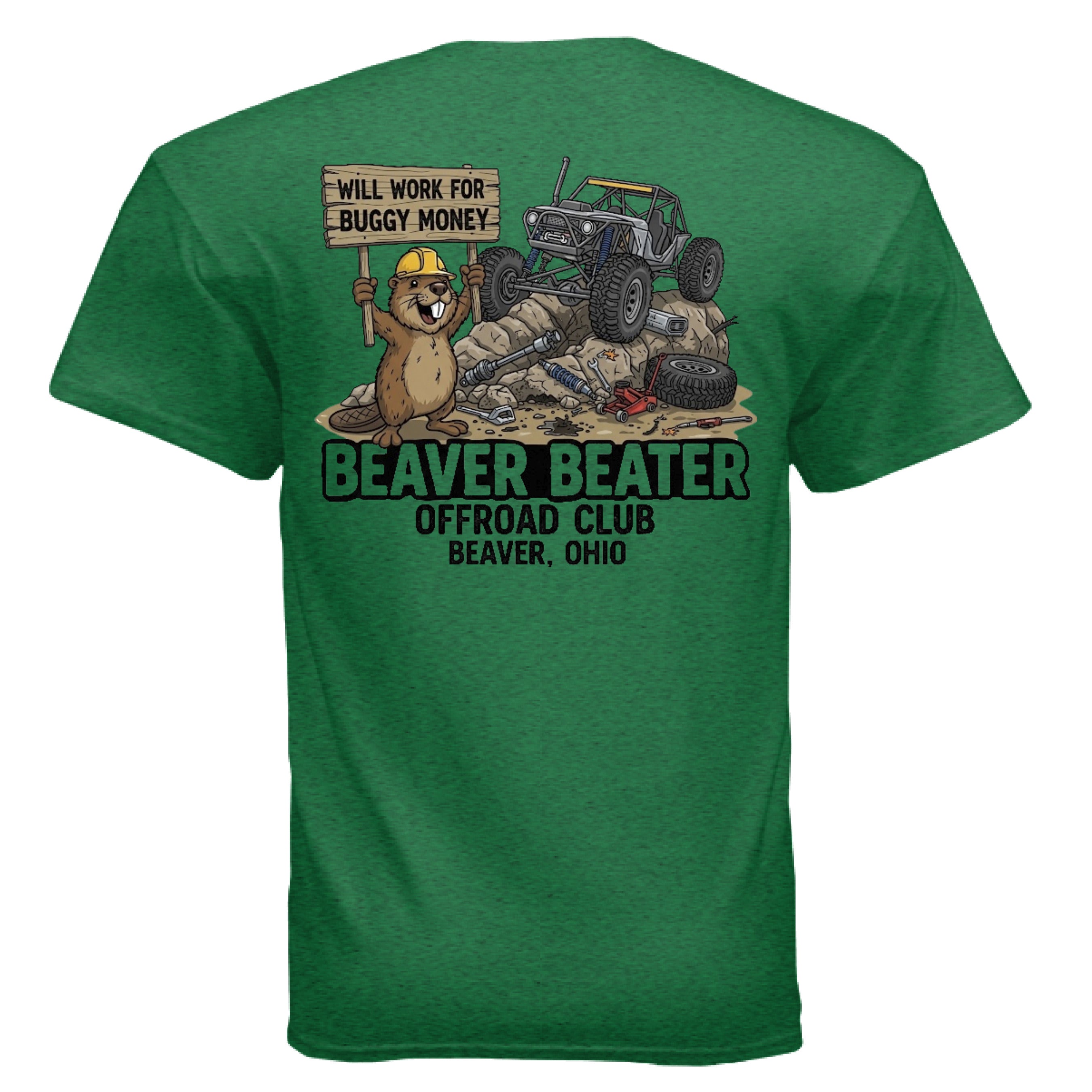 ANTIQUE IRISH GREEN - BACK