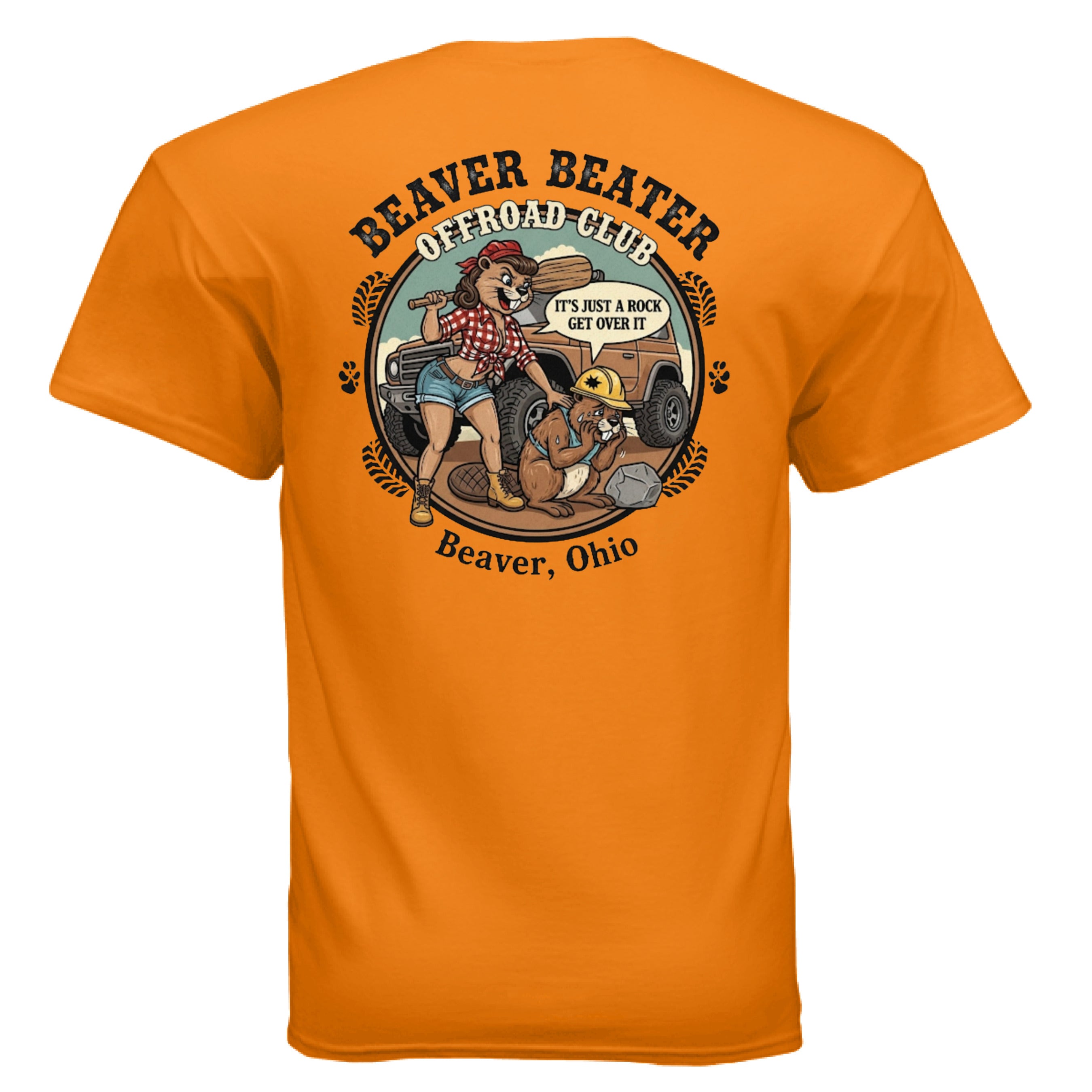 SAFETY ORANGE - BACK