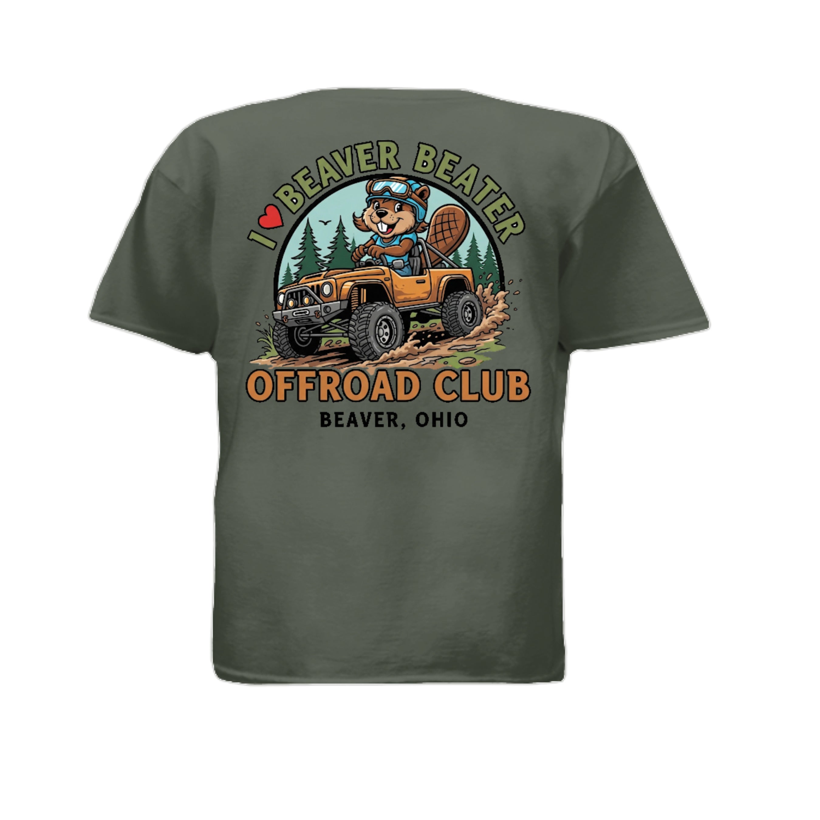 MILITARY GREEN - BACK