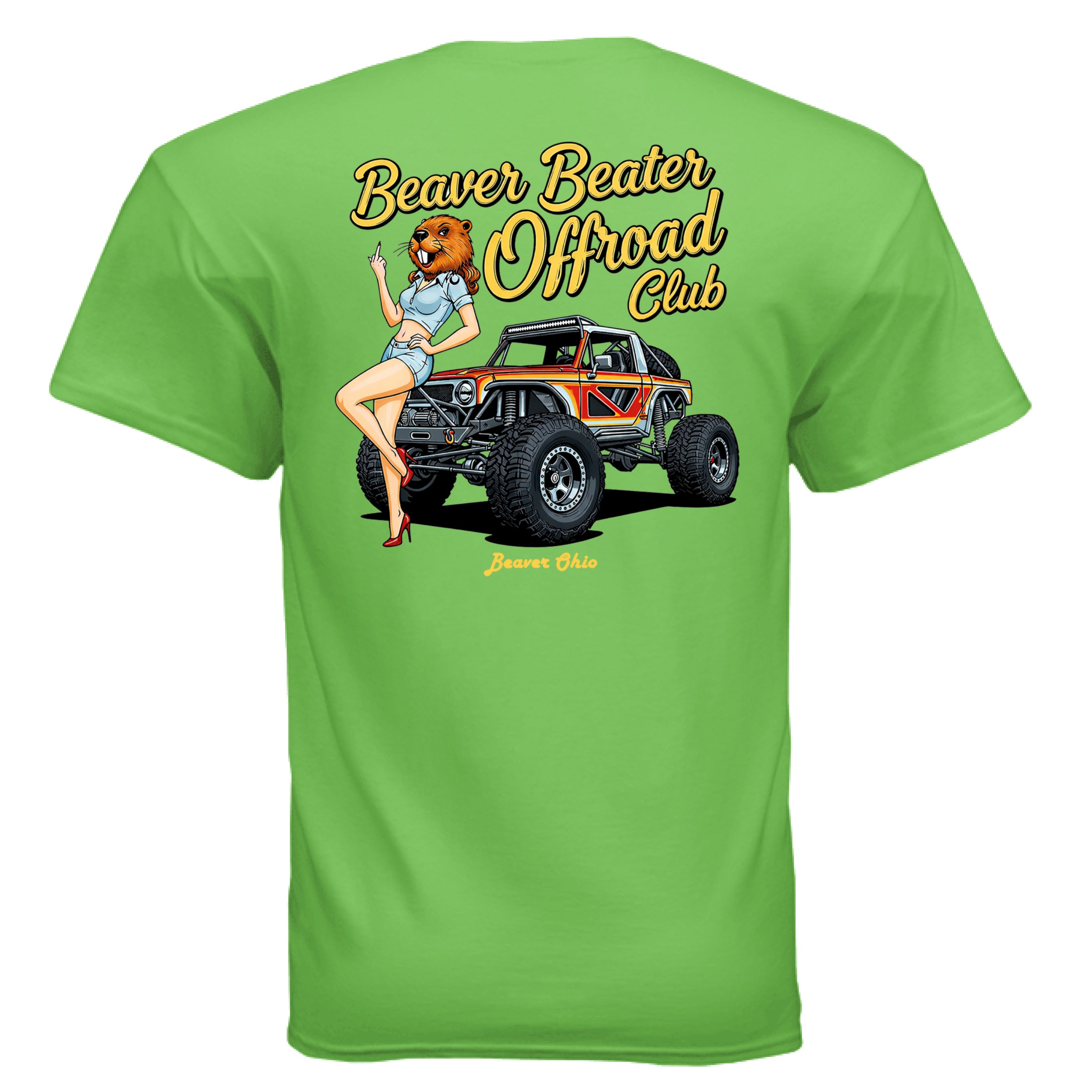 ELECTRIC GREEN - BACK