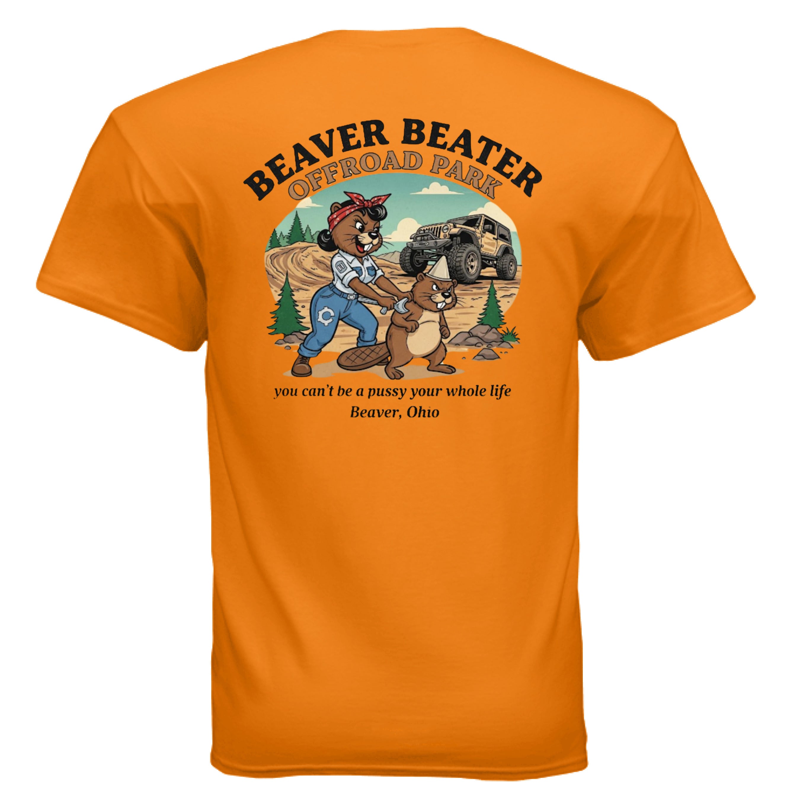 SAFETY ORANGE - BACK