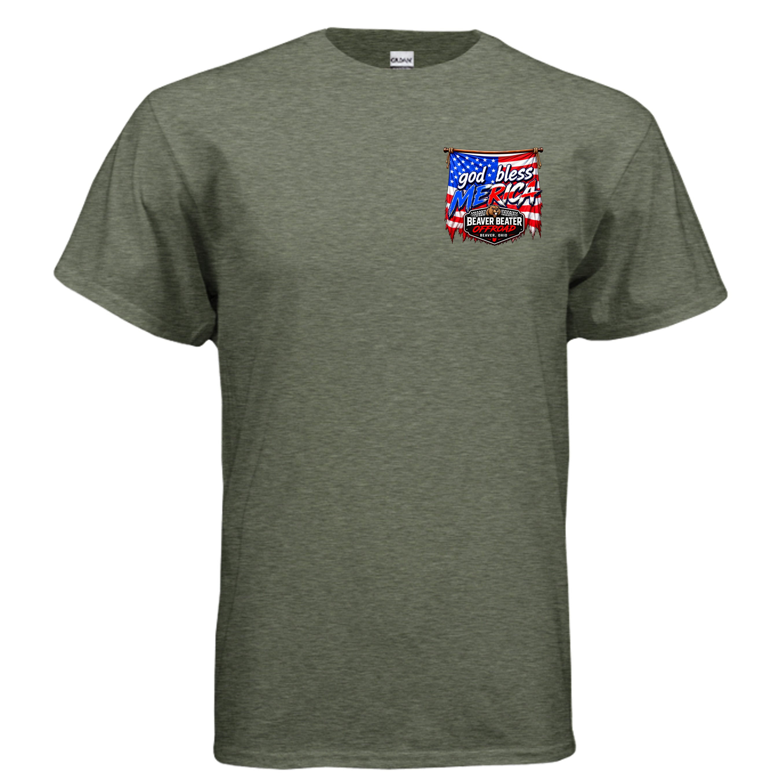HEATHER MILITARY GREEN - G500 - FRONT